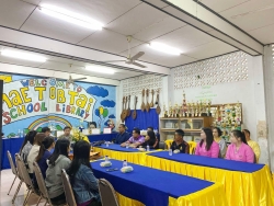 20250308132148(1).jpg - ร่วมต้อนรับคุณครู ประกาศิต วรวัฒน์กุลชัย ครูสาระการเรียนรู้สุขศึกษาและพลศึกษา เข้าสู่รั้ว เหลือง - ดำ โรงเรียนบ้านแม่ต้อบใต้ | https://maetobtai.ac.th