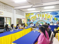 20250308132148(2).jpg - ร่วมต้อนรับคุณครู ประกาศิต วรวัฒน์กุลชัย ครูสาระการเรียนรู้สุขศึกษาและพลศึกษา เข้าสู่รั้ว เหลือง - ดำ โรงเรียนบ้านแม่ต้อบใต้ | https://maetobtai.ac.th