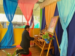 20240629053214(1).jpg - นายประหยัด นิลมล ผู้อำนวยการโรงเรียนบ้านแม่ต้อบใต้เป็นประธานในพิธีและกล่าวให้โอวาทแก่นักเรียนชั้นประถมศึกษาปีที่ 6 ที่สำเร็จการศึกษา ในกิจกรรมปัจฉิมนิเทศปีการศึกษา 2566 | https://maetobtai.ac.th
